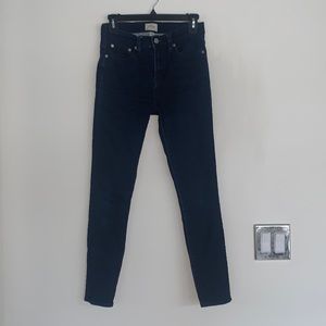 Womens JCrew dark blue ankle length jegging- size 26